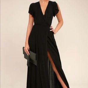 Wrap maxi dress
